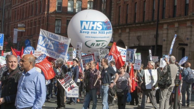 TUC Save Our NHS Demo Manchester Sept 2013,